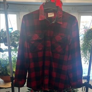 Wrangler Red and Black Checkered Shirt